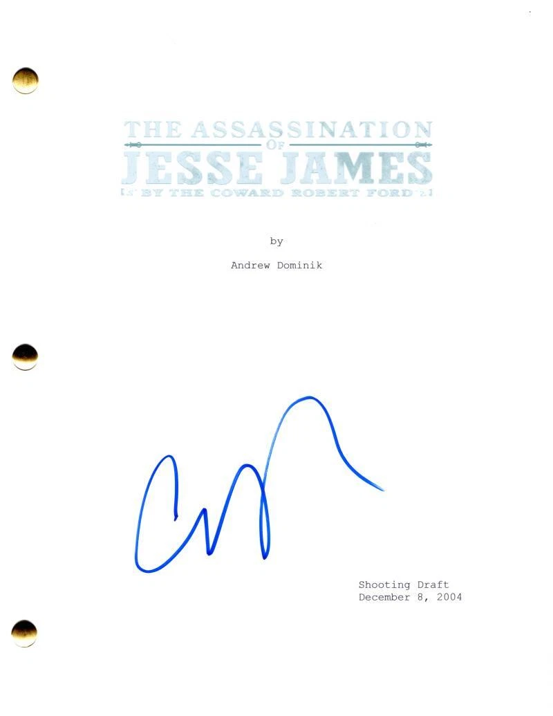 Casey Affleck Signed Autograph The Assassination of Jesse James Movie ...