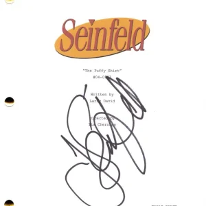 Jerry Seinfeld Signed Autograph Seinfeld The Puffy Shirt Script Screenplay - JSA