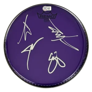 System of a Down Full Band Signed Autograph 10" Drumhead - Serj Tankian +3 BAS