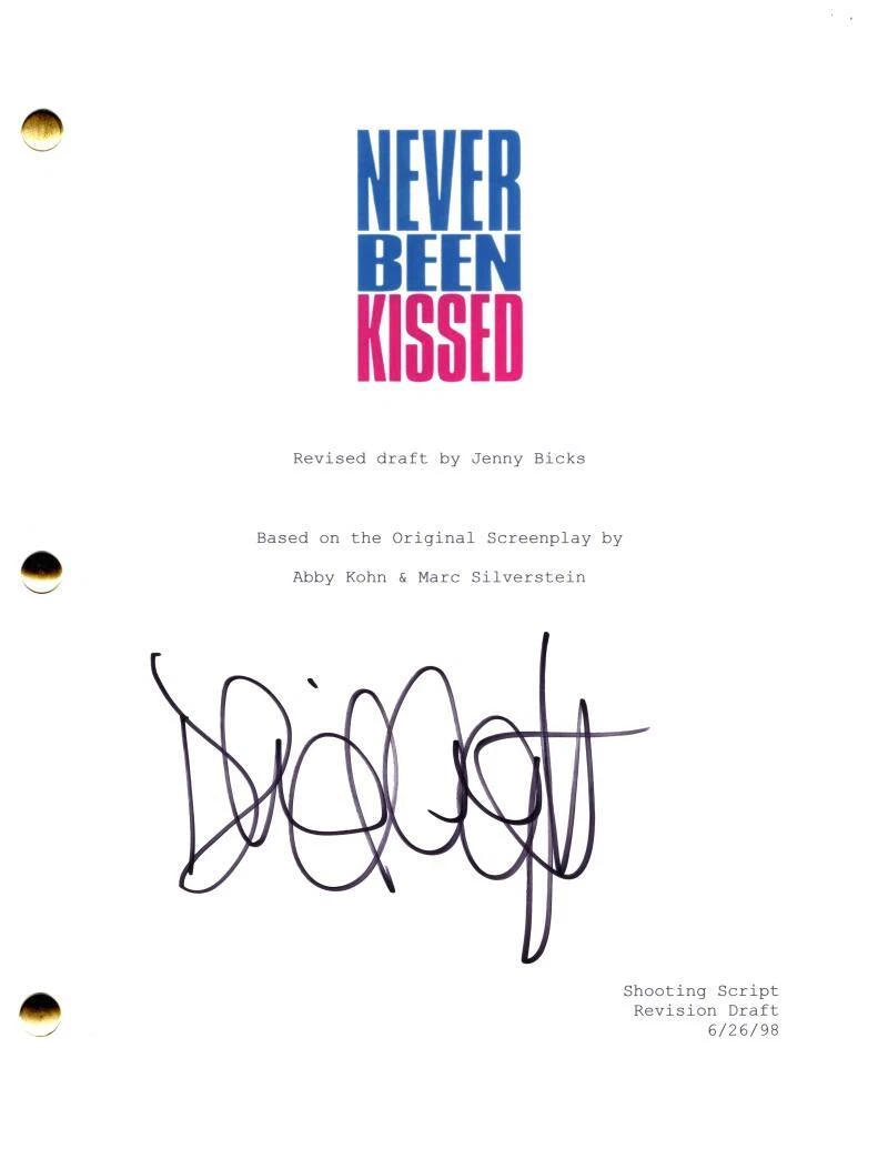 David Arquette Signed Autograph Never Been Kissed Movie Script w/ Drew ...