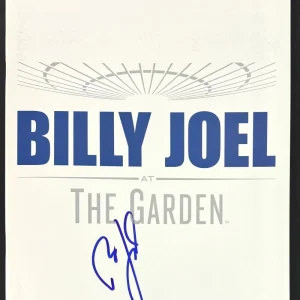 Billy Joel Signed Autograph Madison Square Garden MSG Concert Tour Program BAS