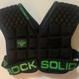 Rock Solid Soft Shell Pads Flag Football Vest Black Youth Large