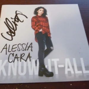 Alessia Cara Know It All Autographed Signed CD Cover  Guaranteed