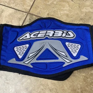 Acerbis Vintage Racing Motorcycle Kidney Belt - Blue/adjustable Adult Off-Road