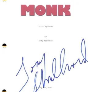 Tony Shalhoub Signed Autograph Monk Full Pilot Script Screenplay - Adrian Monk