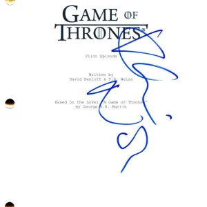 Kristian Nairn Signed Autograph Game of Thrones Pilot Script Screenplay - Hodor
