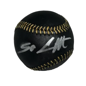 50 Cent Curtis Jackson Signed Autograph Black OMLB Baseball Ball w/ JSA COA