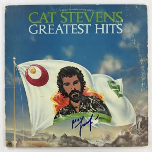 Yusuf Islam / Cat Stevens Signed Autograph Album Vinyl Record Greatest Hits JSA