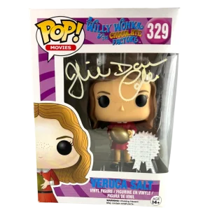 Julie Dawn Cole Signed Autograph Funko 329 Veruca Salt Willy Wonka w/ JSA COA