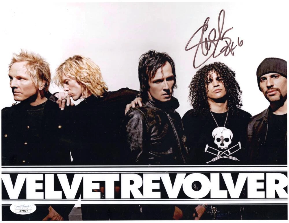Slash Velvet Revolver Signed Autograph 8.5x11 Photo - GNR Guitar God w ...