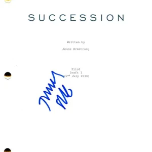 Jeremy Strong Signed Autograph Succession Pilot Script Screenplay - Kendall Roy