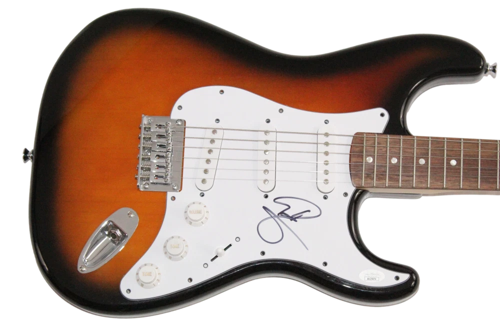 Riley Green Signed Autograph Fender Electric Guitar Different Round ...
