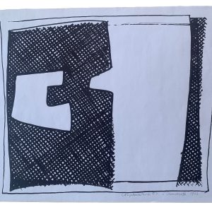 Serge Chermayeff Vintage 17" x 22" 1962 Complementaries Signed Lithograph Print