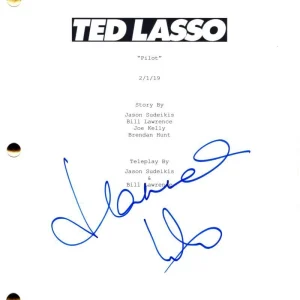Hannah Waddingham Signed Autograph Ted Lasso Full Pilot Script - Rebecca Welton