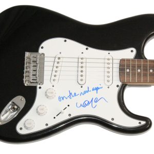Willie Nelson Signed Autograph Fender Guitar with On the Road Again Insc JSA COA