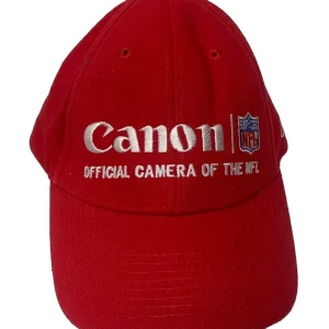 Canon Rebel VINTAGE Official Camera The NFL Hat Red Reebok Baseball Cap NOS M1