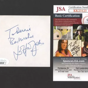 Elton John Signed Autograph 3.5x3.5 Cut Signature Goodbye Yellow Brick Road JSA