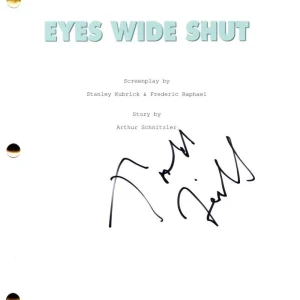 Todd Field Signed Autograph Stanley Kubrick Eyes Wide Shut Full Movie Script