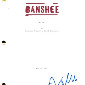 Trieste Kelly Dunn Signed Autograph Banshee Pilot Script Screenplay - Siobhan