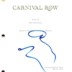 Cara Delevingne Signed Autograph Carnival Row Pilot Script Screenplay - Vignette