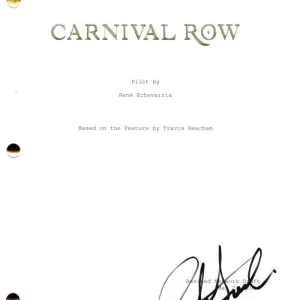 Caroline Ford Signed Autograph Carnival Row Pilot Script Screenplay - Sophie