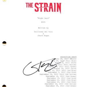 Corey Stoll Signed Autograph The Strain Pilot Script Screenplay Eph Goodweather