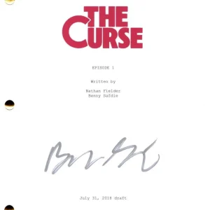 Benny Safdie Signed Autograph The Curse Pilot Script Screenplay Dougie Schecter