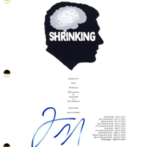 Jason Segel Signed Autograph Shrinking Pilot Script - Starring Harrison Ford