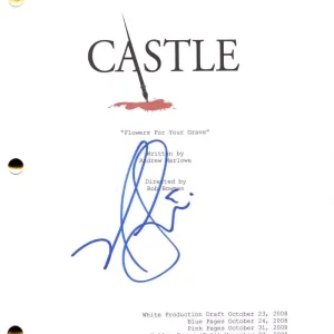 Nathan Fillion Signed Autograph Castle Full Pilot Script Screenplay - Richard