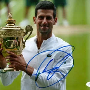 Novak Djokovic Signed Autograph 8x10 Photo - Tennis Champion GOAT w/ JSA COA