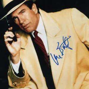 Warren Beatty Signed Autograph 11x14 Photo - Dick Tracy Star w/ PSA COA