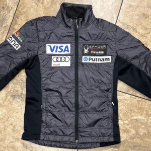 US Ski Team Official Spider Jacket Sponsors Patches Small Ski Snowboard