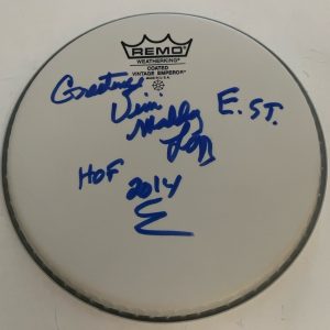 Vini Lopez E-Street Band Autographed Signed 8" DRUMHEAD Beckett Guaranteed
