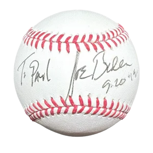 President Joe Biden Signed Autograph OMLB Baseball Ball - To Paul w/ ACOA COA