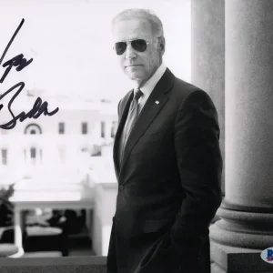 President Joe Biden Signed Autograph 8x10 Photo - Cool in Sunglasses Beckett COA
