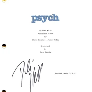 Dule Hill Signed Autograph Psych Full Script Screenplay - Gus Guster w/ JSA COA
