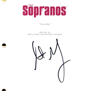 Steve Schirripa Signed Autograph The Sopranos Pie O My Full Script Screenplay