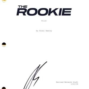 Shawn Ashmore Signed Autograph The Rookie Full Pilot Script Screenplay - Wesley
