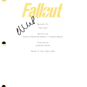 Ella Purnell Signed Autograph Fallout Pilot Script Screenplay - Lucy MacLean