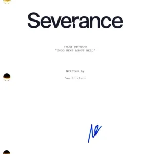 Adam Scott Signed Autograph Severance Full Pilot Script Screenplay w/ JSA COA