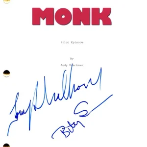 Tony Shalhoub & Bitty Schram Signed Autograph Monk Full Pilot Script Screenplay