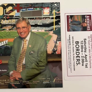 Milo Hamilton Astros Baseball Announcer Signed Autograph Magazine BAS Guaranteed