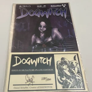 Daniel Schaffer Signed Autographed Dogwitch Comic Issue #1 BAS Guaranteed
