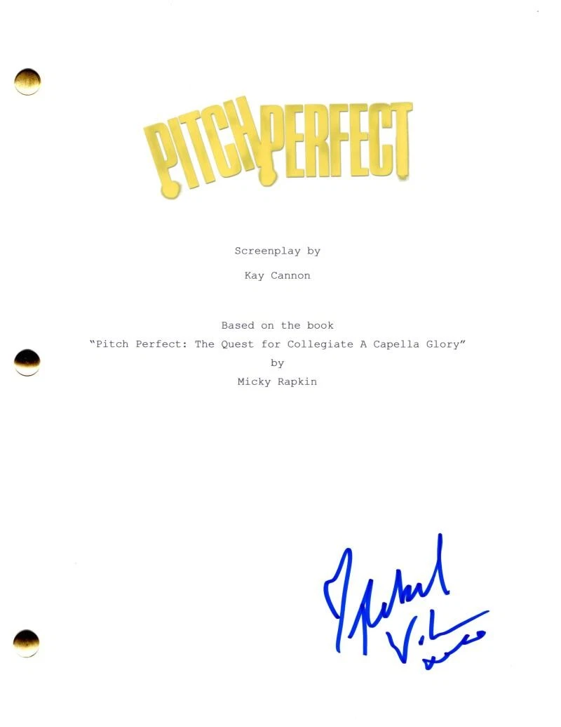Rebel Wilson Signed Autograph Pitch Perfect Full Movie Script ...
