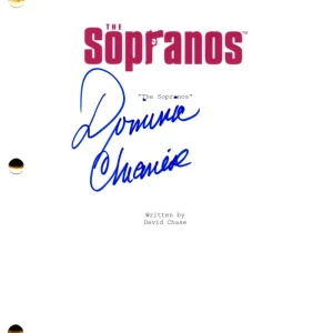 Dominic Chianese Signed Autograph The Sopranos Full Pilot Script - Uncle Junior