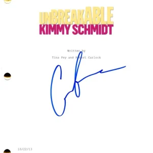 Carol Kane Signed Autograph Unbreakable Kimmy Schmidt Full Pilot Script  Lillian