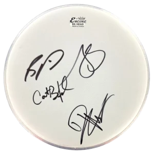 Dave Matthews Band Signed Autograph 10" Drumhead - Boyd Carter Stefan Dave BAS