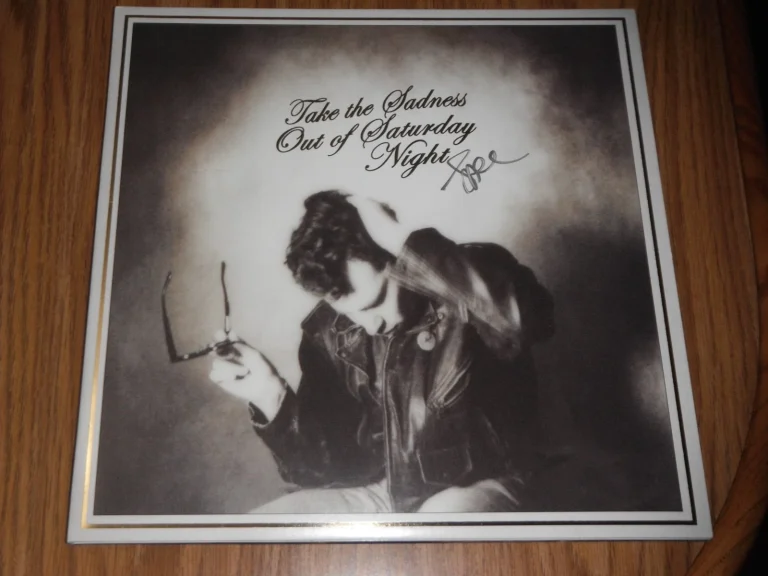 BLEACHERS JACK ANTONOFF SIGNED TAKE THE SADNESS OUT OF SATURDAY NIGHT VINYL