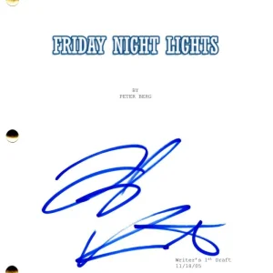 Taylor Kitsch Signed Autograph Friday Night Lights Full Pilot Script Screenplay