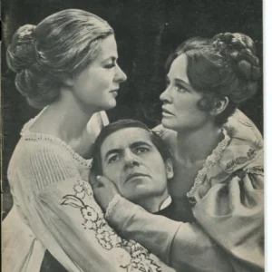 Ingrid Bergman Collen Dewhurst Larry Linville More Statley Mansions Playbill